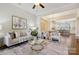 Cozy living room featuring neutral tones, stylish furnishings, and an open layout at 258 Iverson Way, Charlotte, NC 28203