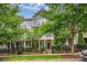 Beautiful townhome exterior with manicured landscaping and charming architectural details at 258 Iverson Way, Charlotte, NC 28203