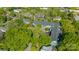 An aerial view highlighting the neighborhood's architecture and mature tree coverage at 300 E Park Ave # 16, Charlotte, NC 28203