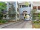 Charming community entrance with meticulous landscaping and well-maintained building exterior at 300 E Park Ave # 16, Charlotte, NC 28203