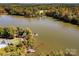 Picture of community lake with boat dock access at 31226 Cove View Ct, Lancaster, SC 29720