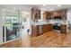 Kitchen featuring wood cabinets and stainless appliances at 374 Queens Sw Dr, Concord, NC 28025