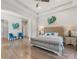 Spacious main bedroom features tray ceiling and hardwood floors at 4315 Hartis Grove Church Rd, Indian Trail, NC 28079