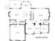 Main level floor plan showcasing the layout of the living spaces including the kitchen, living room, and dining room at 5321 Kathryn Blair Ln, Charlotte, NC 28226