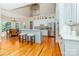 Modern kitchen with stainless steel appliances, large island, and eat-in dining area at 5321 Kathryn Blair Ln, Charlotte, NC 28226