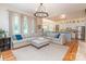 Spacious living room with hardwood floors and plenty of natural light at 5321 Kathryn Blair Ln, Charlotte, NC 28226