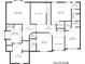 Floor plan showcasing the layout of the second floor at 5321 Kathryn Blair Ln, Charlotte, NC 28226