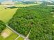 Aerial view showcasing 18.18 and 4.76 acre lots surrounded by lush greenery at 5903 Wm Griffin Rd, Monroe, NC 28112
