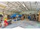 Spacious garage interior with room for vehicle storage and a work area at 743 Dream Ln, Salisbury, NC 28146