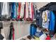 Walk-in closet with ample shelving and space for shoes, suitcases and other items at 103 Pine Meadows Cir, Hickory, NC 28601