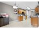 Functional kitchen with ample cabinet space, efficient appliances, and neutral-toned flooring at 103 Pine Meadows Cir, Hickory, NC 28601