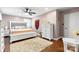 Bedroom featuring neutral walls, wood floors and white furniture at 1110 16Th Avenue Nw Pl, Hickory, NC 28601