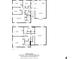 Combined first and second floor plans of home featuring living room, kitchen, and bedrooms at 1110 16Th Avenue Nw Pl, Hickory, NC 28601