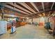 Unfinished basement with block walls, exposed ceiling, and concrete floor at 1160 Redmon Rd, Cleveland, NC 27013