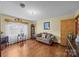 Cozy living room with hardwood floors, natural light, and comfortable seating at 1160 Redmon Rd, Cleveland, NC 27013