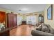 Inviting living room with hardwood floors, natural light, and cozy furniture at 1160 Redmon Rd, Cleveland, NC 27013