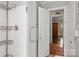 Bathroom features a white tile shower with an attached shower caddy at 1233 E Cannon Ave, Albemarle, NC 28001