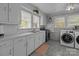 Functional kitchen with white cabinets, ample counter space, and modern appliances, perfect for cooking at 1233 E Cannon Ave, Albemarle, NC 28001