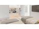 A bright bedroom with a built-in bunk bed perfect for a shared space at 124 Clipper Ln, Mooresville, NC 28117