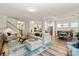 Spacious living room with open floor plan and staircase leading to upper level at 1260 Thomas Knapp Pkwy, Fort Mill, SC 29715