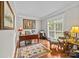 Bright office featuring a large window, hardwood floors, a wooden desk, and tasteful decor at 130 Churchill Dr, Salisbury, NC 28144
