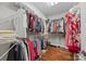 Spacious walk-in closet with ample shelving, hanging racks, and well-organized storage for clothing and accessories at 130 Churchill Dr, Salisbury, NC 28144