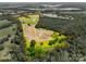 Drone shot showing the boundary of the land and structures within the property at 1351 Highway 324 None, Rock Hill, SC 29730