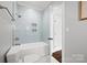 Bathroom with subway tiled shower and tile flooring at 1351 Highway 324 None, Rock Hill, SC 29730