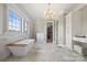 Bright bathroom with a soaking tub and a walk-in closet with great storage at 1351 Highway 324 None, Rock Hill, SC 29730