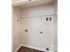 A utility room is ready for a washer and dryer at 2424 Pitts Dr, Charlotte, NC 28216