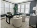 Bright and modern home office space with ample natural light and neutral decor at 397 Luray Way, Rock Hill, SC 29730