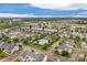 A stunning bird's-eye view of a well-planned community with lush greenery and a sparkling pool at 4072 Town Center Rd, Harrisburg, NC 28075