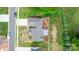 Aerial view of the home highlighting the property boundaries and surrounding neighborhood at 4949 Southview Dr, Hickory, NC 28602