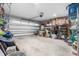 Spacious garage featuring an automatic door providing convenient parking and storage solutions at 4949 Southview Dr, Hickory, NC 28602