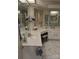 Bright bathroom features large vanity with mirrors, vanity and sink at 5601 Carmel Station Ave, Charlotte, NC 28226