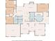 Detailed floor plan illustrating layout with bedrooms, bathrooms, kitchen, and living spaces at 5601 Carmel Station Ave, Charlotte, NC 28226