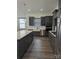 Stylish kitchen showcasing gray cabinets, stainless steel appliances, and center island at 6642 Star Dr, Sherrills Ford, NC 28673