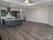 Open-concept kitchen and living room area with stainless steel appliances at 6642 Star Dr, Sherrills Ford, NC 28673