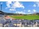 Baseball stadium seating area with view of the field, perfect for enjoying a game in a relaxed setting at 842 Murphy St, Kannapolis, NC 28081