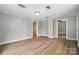 A versatile living space boasting wood floors and lots of bright, natural light at 842 Murphy St, Kannapolis, NC 28081