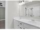 Bright bathroom with a double vanity, stylish hardware, and ample counter space at 13332 Caite Ridge Rd, Davidson, NC 28036