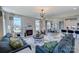 Bright living room with fireplace, comfortable seating, and open layout provides perfect relaxation spot at 153 Glenn Dr, Mooresville, NC 28115