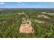 Vast aerial shot of property with lots of greenery under a blue, cloudy sky at 159 Old Home Pl, China Grove, NC 28023