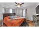 Relaxing bedroom featuring neutral walls, hardwood floors, and ample natural light at 159 Old Home Pl, China Grove, NC 28023