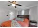 Inviting bedroom showcasing neutral decor and hardwood flooring at 159 Old Home Pl, China Grove, NC 28023