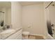 Bathroom features granite countertop vanity, toilet, and shower-tub combination at 2210 Transatlantic Ave, Charlotte, NC 28215