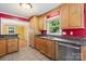 Well-maintained kitchen with a large window providing natural light and stainless steel appliances at 3712 Eaglebrook Dr, Gastonia, NC 28056