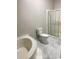 The bathroom offers both a stand up shower and a soaking tub at 420 Baker Street Ext, Rock Hill, SC 29730
