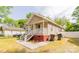 Cozy one-story home features a porch with stairs and easy access to the back at 420 Baker Street Ext, Rock Hill, SC 29730