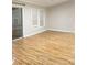 Living room features access to back porch, with durable and stylish laminate flooring at 420 Baker Street Ext, Rock Hill, SC 29730